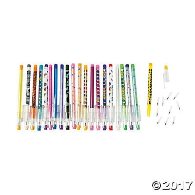 Fun Express Stacking Eggs Pencil 12 Pieces Stationery
